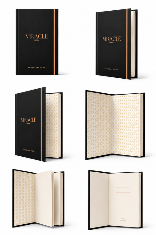 Miracle Journal – Premium Hardcover Black Edition